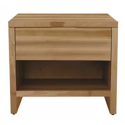 Noční stolek z masivního buku 50x35x45cm - Buk-přírodní