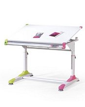 Psací stůl Collorido rostoucí a polohovatelný 100x66x69-84cm - Bílá