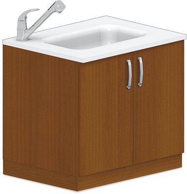 Pult s vaničkou 90x70x85cm - Biela