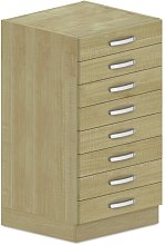 Zásuvková skriňa na lieky 60x57x107cm - Biela