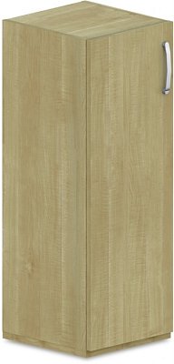 Skriňa policová, dvierka 40x42x110cm - Biela