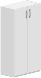 Skriňa policová, dvierka 80x42x145cm - Sivá