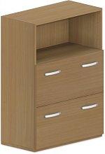 Skriňa policová, registratúry/niky 80x42x110cm - Biela