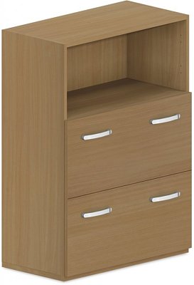 Skriňa policová, registratúry/niky 80x42x110cm - Biela