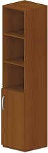 Skriňa policová, dvierka/niky 40x42x180cm - Wenge