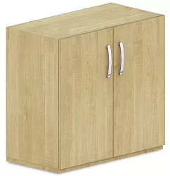 Skriňa policová, dvierka 80x42x75cm - Sivá