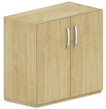 Skriňa policová, dvierka 80x42x75cm - Biela