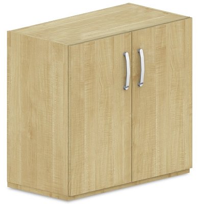 Skriňa policová, dvierka 80x42x75cm - Biela