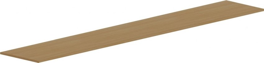 Krycí deska skříně 240x42x1,8cm - Wenge