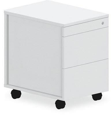 Mobilný kontajner bezúchytkový 43x58x59, 5cm - Biela