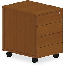 Mobilný kontajner bezúchytkový 43x58x59, 5cm - Biela