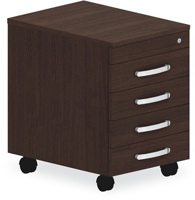 Mobilný kontajner 43x58x59, 5cm - Wenge