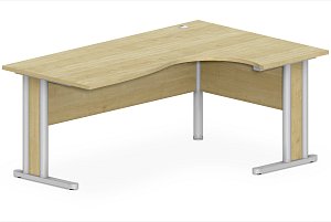 Stôl pracovný, podnož 180x120cm - Biela