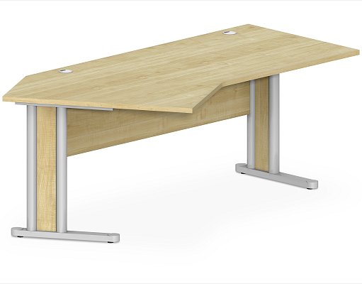 Stôl pracovný, podnož 200x100cm - Biela