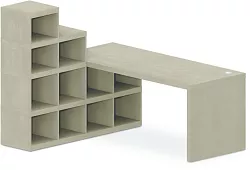 Stůl kombinovaný 180x150cm - Jasan