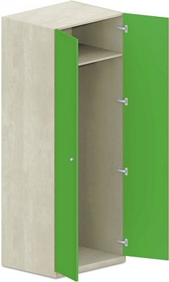 Šatní skříň 80x62x205cm - Brillint white