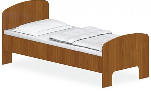 Lôžko 90x200x42/74cm - Buk biely