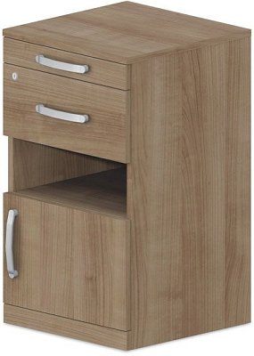 Nočný stolík 45x45x77cm - Buk biely