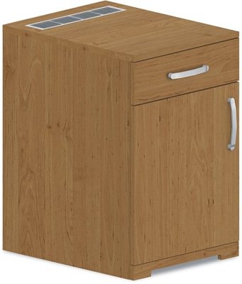 Skrinka pre vstavanú chladničku 60x62x75cm - Buk biely