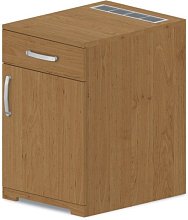 Skrinka pre vstavanú chladničku 60x62x75cm - Buk biely