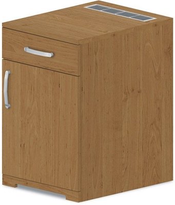 Skrinka pre vstavanú chladničku 60x62x75cm - Buk biely