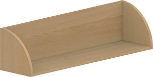 Závěsná police 80x25x25cm - Javor