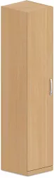 Policová skříň, dvířka 40x42x180cm - Dub Lindberg