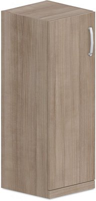 Policová skriňa, dvierka 40x42x110cm - Buk biely