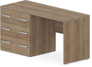 Stůl s deskovou podnoží 150x45cm - Javor