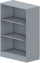 Skriňa policová 80x40x117, 5cm - Biela