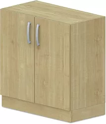 Skriňa policová, dvierka/niky 80x42x82, 5cm - Sivá