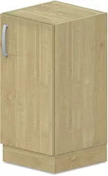 Skriňa policová, dvierka/niky 40x42x82, 5cm - Sivá