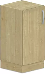 Skriňa policová, dvierka/niky 40x42x82, 5cm - Sivá