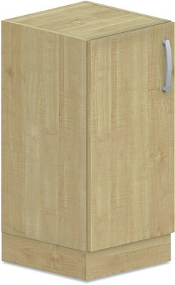 Skriňa policová, dvierka/niky 40x42x82, 5cm - Biela