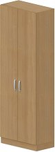 Skříň policová, dvířka 80x42x223cm - Wenge