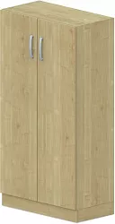 Skriňa policová, dvierka 80x42x152, 5cm - Sivá