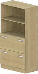 Skriňa policová, registratúry/niky 80x42x152, 5cm - Sivá