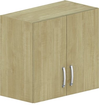 Skriňový nástavec s dvierkami 80x42x72, 2cm - Biela