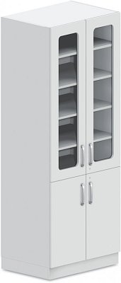 Skříň na léky 80x57x210cm - Bílá