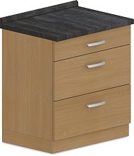 Spodní skříňka zásuvková 80x60x90cm - Wenge