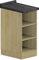 Spodná skrinka otvorená 20x60x90cm - Sivá