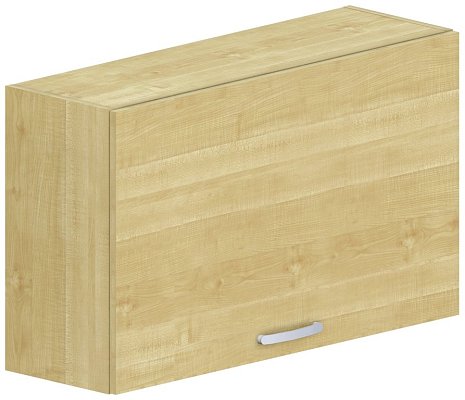 Horná skrinka s výklopnými dverami 100x32x60cm - Biela