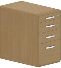 Stolový kontajner 43x80x75cm - Biela