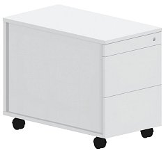 Mobilný kontajner bezúchytkový 43x80x59, 5cm - Biela