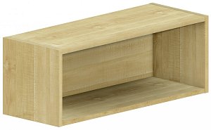 Horná skrinka otvorená 80x30x30cm - Biela