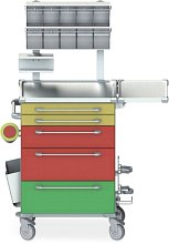 AEX2 - Anestéziologický vozík - Žltá
