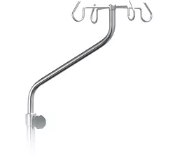 Infuzní stojan zahnutý teleskopický