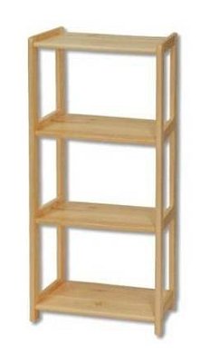 Regál z masívnej borovice š.50xv.106xhl.30cm - Borovica