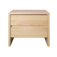 Nočný stolík z masívnej borovice 50x35x45cm - Borovica