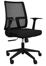 Kancelárska stolička - Libra Low Plus B - Čierny plast